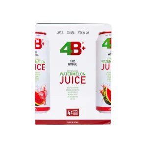 4B+ Watermelon Juice - 500mL, 4-Pack